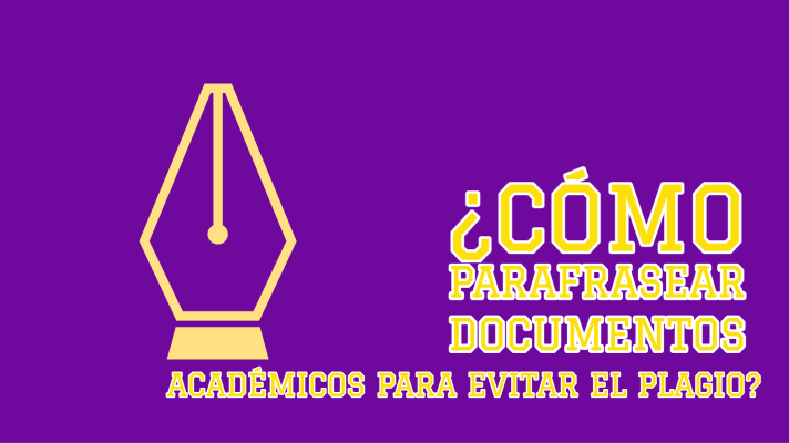 Parafrasear las tareas para Evitar el Plagio