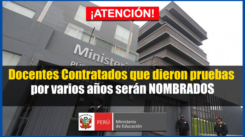 Profesores Contratados podrían ser NOMBRADOS