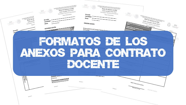 Anexos para Contrato Docente