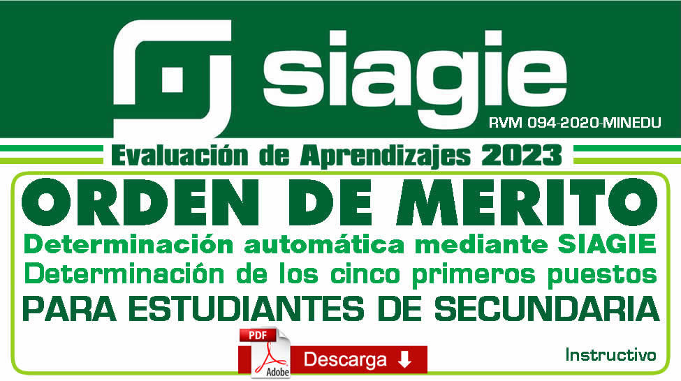 Cómo determinar el orden de mérito de los estudiantes