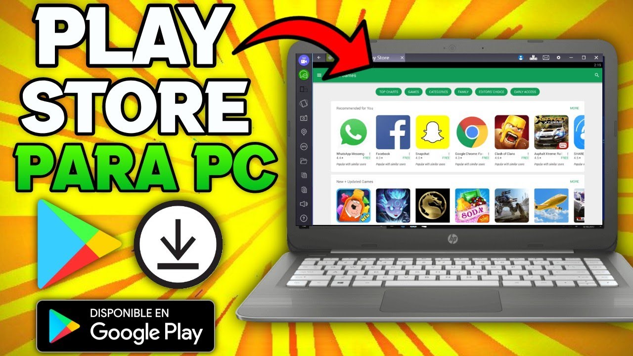 Cómo usar la Play Store en una computadora con Windows