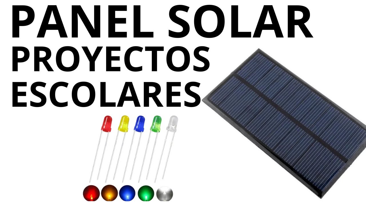¿Cómo utilizar un panel solar para un proyecto escolar?