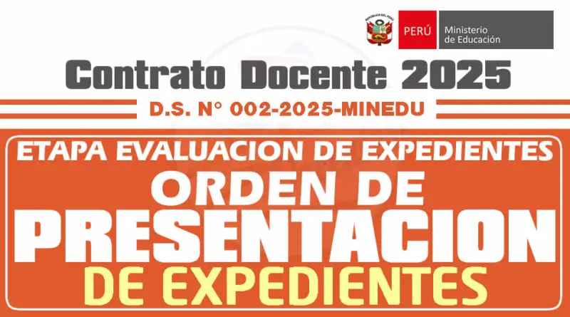 Evaluación de Expedientes de Contratación Docente