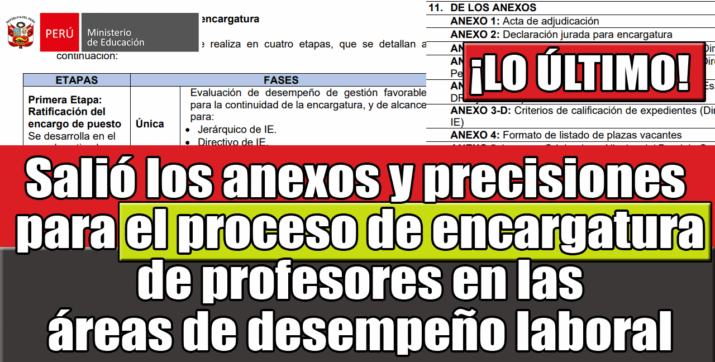 Descarga los ANEXOS y Revisa las Precisiones Clave del Minedu