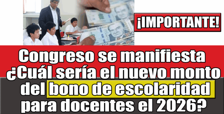 Bono de Escolaridad 2026