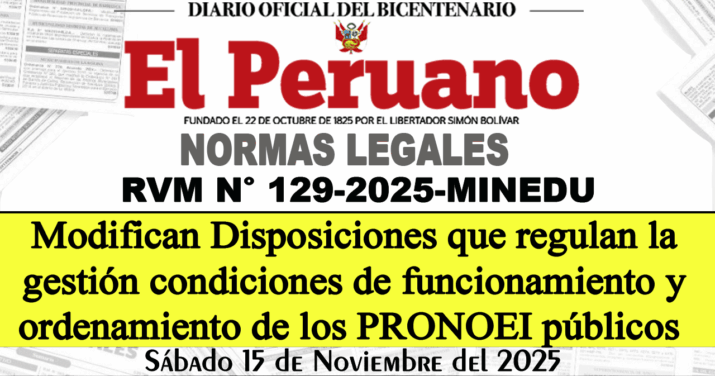 Gestión PRONOEI 2026