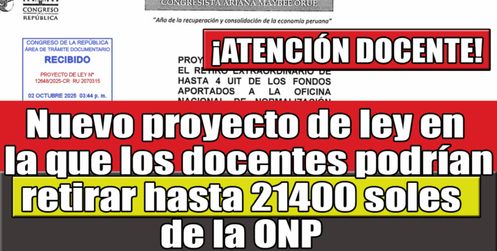 Nuevo Proyecto de Ley