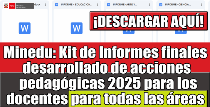Kit de Informes de Gestión Pedagógica 2025
