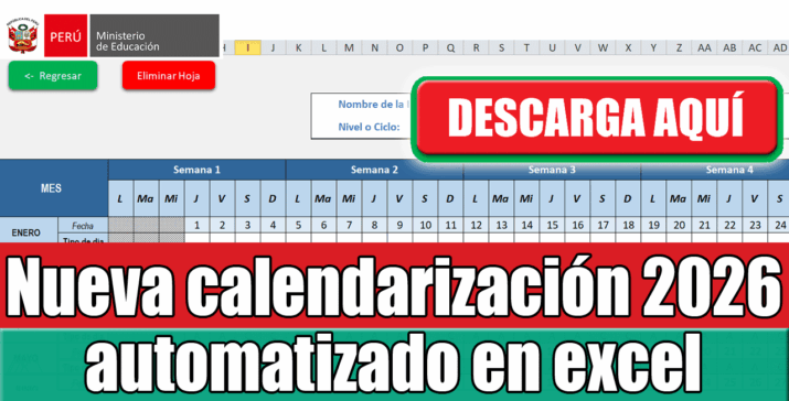 Calendarización Escolar 2026