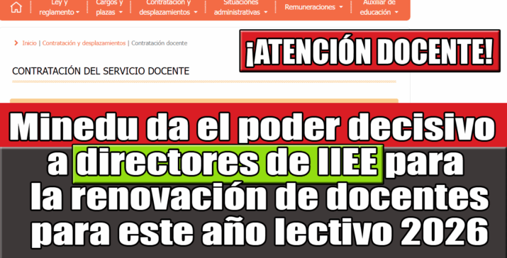Directores definirán la Renovación Docente 2026