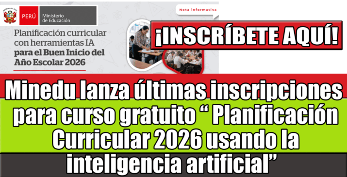 Inscripciones Abiertas para el Curso Gratis de Planificación Curricular con IA