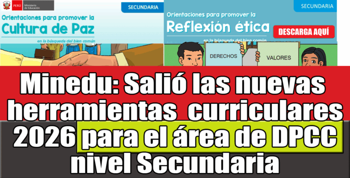 Nuevas herramientas curriculares para DPCC en Secundaria