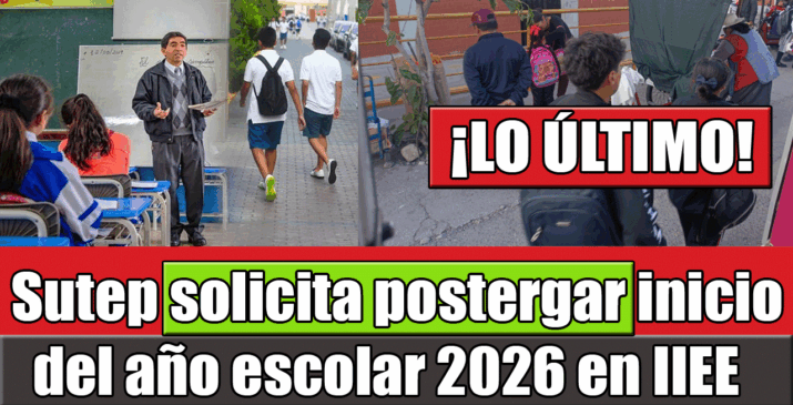 postergar inicio del año escolar 2026