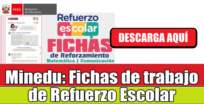 Fichas de Refuerzo Escolar por Ciclos para Primaria y Secundaria