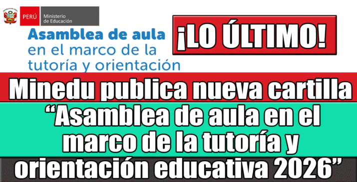 Cartilla de Asamblea de Aula para Tutoría y Orientación Educativa